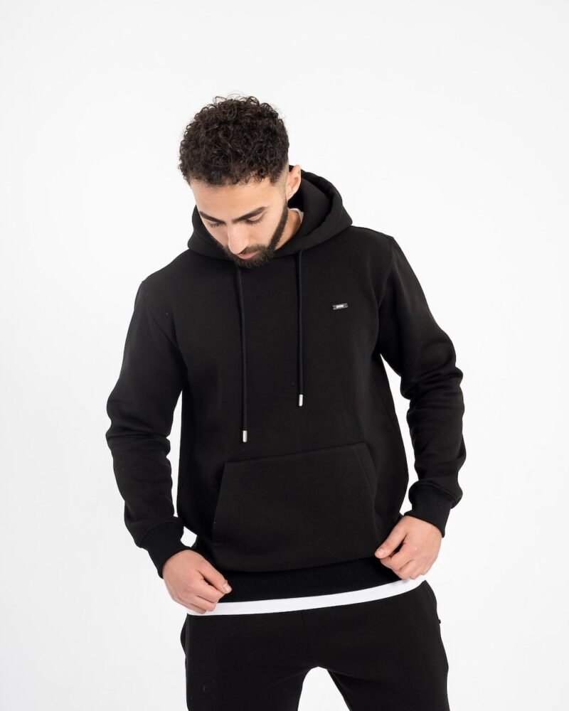 "Core Unisex Hoodie – Black"